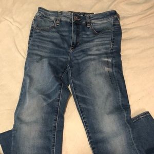 American Eagle high rise skinny leg jeggings